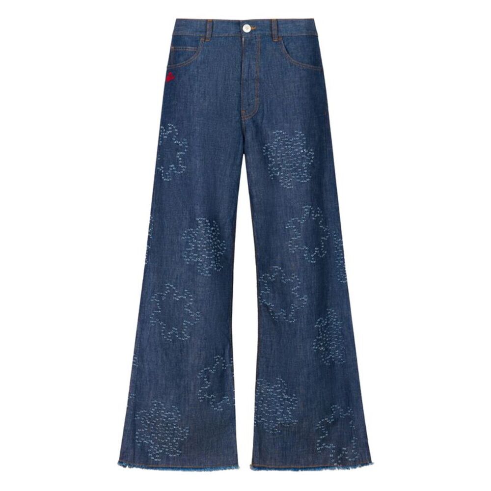 Marni Blue Denim - Wide-Leg Jeans Men
